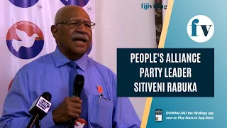People's Alliance Party leader Sitiveni Rabuka | 10/11/22