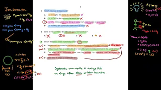 MJ 2022 P12 (Complete) | May/June 2022 Paper 1 | Physics 9702 (AS)