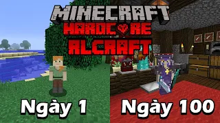 100 Ngày Minecraft RLCRAFT 2.9.2d Sinh Tồn Siêu Khó !!