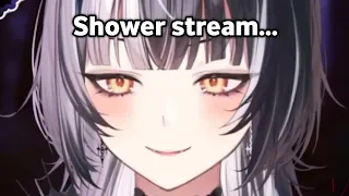 Shiori wants to do a shower stream...