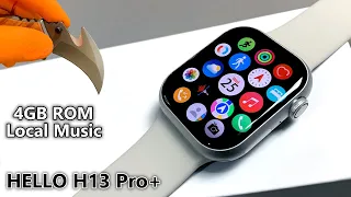 Hello H13 Pro Plus SmartWatch (Hello Watch 3 Plus System) New Watch Series 9 Copy - UNBOXING ASMR