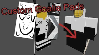 How to make/get custom goalie pads (Ro-hockey world tour)