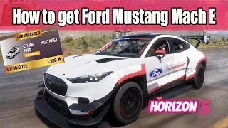 How to get the Ford Mustang Mach E in Forza Horizon 5