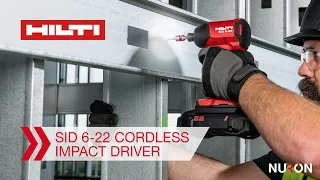 Hilti Nuron SID 6-22 Cordless Impact Driver - Features and Benefits