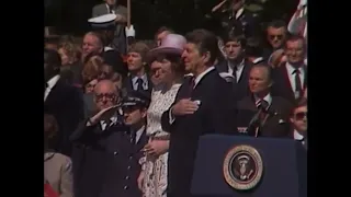 Het Wilhelmus, National anthem of the Netherlands | Arrival of Queen Beatrix at USA