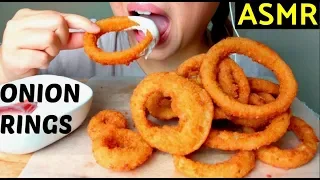 *No Talking* ASMR Crunchy Fried Onion Rings 먹방 Eating Sounds suellASMR