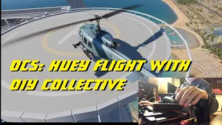 DCS: UH-1H Flight with DIY Collective