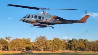 Bell 214ST Helitak 428 Taking Off - Waroona, WA - 25 March 2024