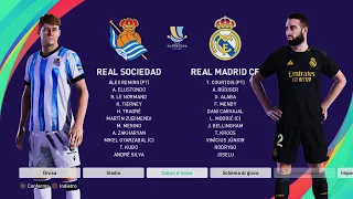 Real Sociedad-Real Madrid Finale di Supercoppa di Spagna andata  "Master Legue stagione 1" Pes 21