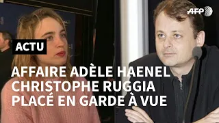 Accusations d'Adèle Haenel: Christophe Ruggia est en garde à vue | AFP News