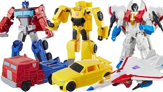 Transformers Budget Toys! Authentics Bumblebee, Optimus Prime and Starscream!