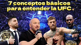 ¡GUÍA PARA ENTENDER LA UFC! (reglas, ránkings, pesos, campeones, etc)