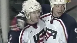Bill Guerin 2nd Goal - USA vs. Belarus, 2002 Olympics Round Robin