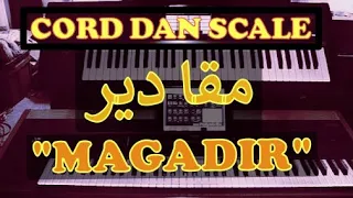 BELAJAR CORD DAN SCALE LAGU MAGADIR , by hasan arr مقا ديريا قلبي العنا