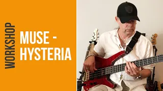 MUSE - Hysteria - Bass Lesson (slow & fast)