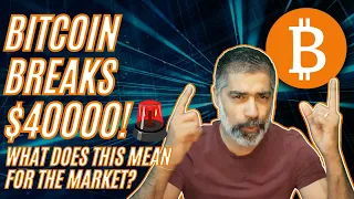 💥EMERGENCY UPDATE💥: BITCOIN BREAKS $40,000!! Bitcoin & Crypto Holders MUST WATCH