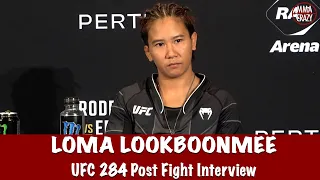 Loma Lookboonmee talks doubting herself & turnaround submission win over Elise Reed at UFC 284