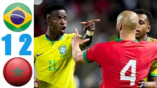 Brazil Vs Morocco 2-1 All Goals & Highlights 2023 HD