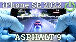 Apple iPhone SE 2022 - Asphalt 9 | Gaming TEST 😱| A15 Bionic