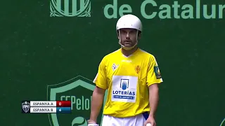 CAMPEONATO MUNDIAL DE PELOTA VASCA JAI-ALAI ESPAÑA A VS EAPAÑA B