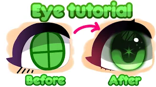 Eye Shading TUTORIAL - Gacha Club - IbispaintX