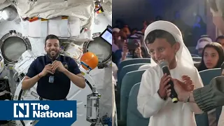 Heartwarming moment UAE's Sultan Al Neyadi speaks to sons from space