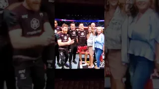 Conor McGregor calls Dustin Poirier's wife a hoe UFC 264 octagon interview