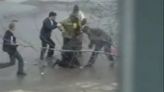 Битва бомжей mortal kombat. Epic battle of the homeless in Russia