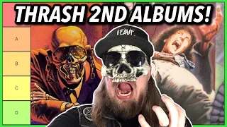 80's & 90's THRASH METAL Sophomore Albums RANKED (Metallica, Sepultura, & More!)