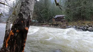 Flooding along Silver Creek, Hope BC