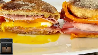 Air Fryer Ham Egg & Cheese Sandwich Dreo Chefmaker