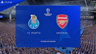 FC 24 PS4 Gameplay - Porto vs Arsenal | Champions League 2023/24