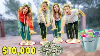 LAST TO LEAVE CIRCLE WINS $10,000 *WATER BALLOON CHALLENGE* | The Royalty Family