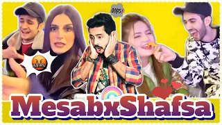 ShafsaxMesab ❤❤ Part - 2 🌟 Reacting To BTS Song Launch 🎵 Kudi Tu Mean Hai - Maaz Safder Song 2021