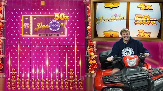 NEW WORLD RECORD PACHINKO WIN? (CRAZY TIME WHEEL)