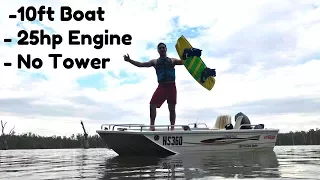 Wakeboarding on a Tinny - What is possible?