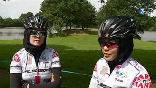 De Kaboul à Guéhenno : le parcours de Masomah et Zahra championnes cyclistes