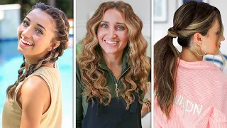 Deep Waves, Pop-Thru Ponytail, Rope Twist Braids | 3 EASY Back-to-School Hairstyles (Compilation)