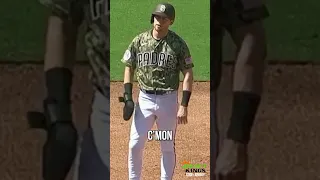 Umpire trips baserunner, a breakdown short