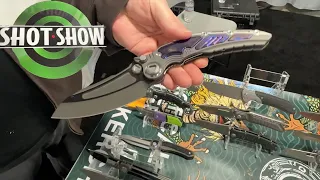 Maxace Knives Shot Show 2024  Incredible knives on display !