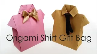 Origami Shirt Gift Bag 【A4】