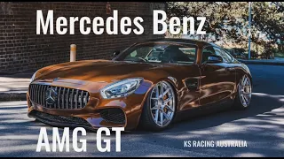 Mercedes Benz AMG GT C190 Bagged With KS RACING Premium Air Suspension Kit