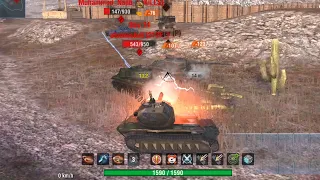 Annihilator with DOUBLE SHOTS ability -  9 kills, 12381 dmg, Uprising mode - World of Tanks Blitz