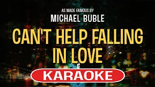 Can't Help Falling In Love (Karaoke Version) - Michael Buble