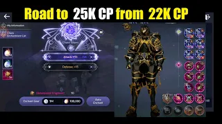 Black Desert Mobile Road To 25K CP from 22K on New Account