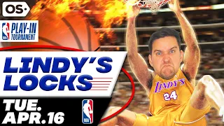 NBA Picks for EVERY Game Tuesday 4/16 | Best NBA Bets & Predictions | Lindy's Leans Likes & Locks