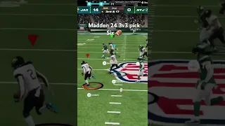 Madden 24 3v3 PICK SIX!! 🚨🚨🔥🔥🔥#madden24