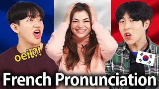 Asian Guys Shocked By REAL French Pronunciation!