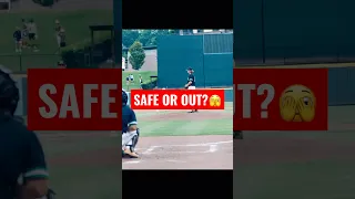 WE THINK THE UMPIRE GOT THIS CALL RIGHT👏DO YOU AGREE? #shorts #baseball #highschoolsports