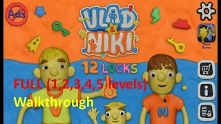 Vlad and Niki 12 Locks FULL level 1 2 3 4 5 Walkthrough [RUD Present]